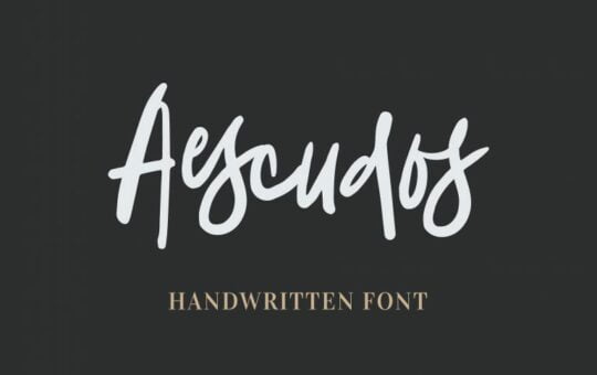 Aescudos-Handwritten-Font.jpg