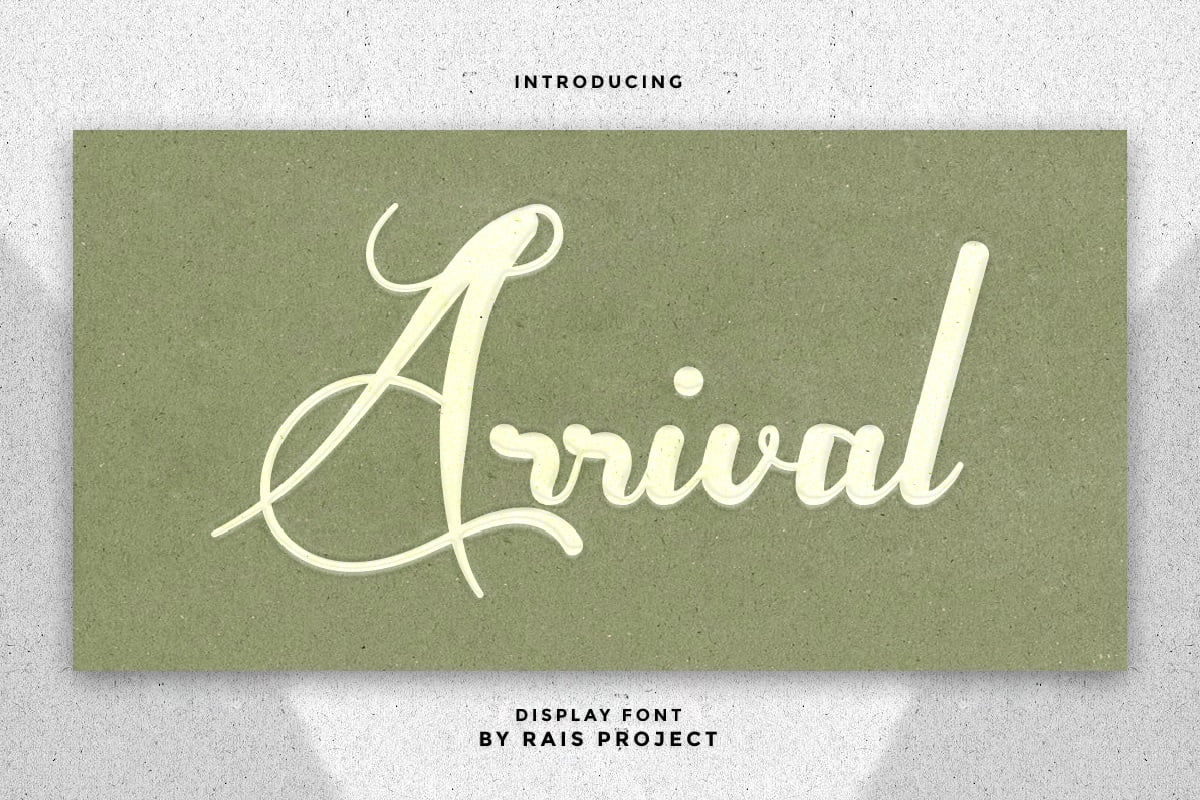 Arrival Font - Cool Fonts Guru