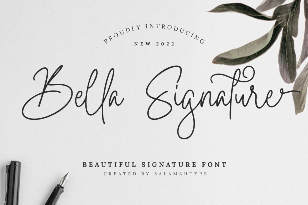 Bella Signature Font - Cool Fonts Guru