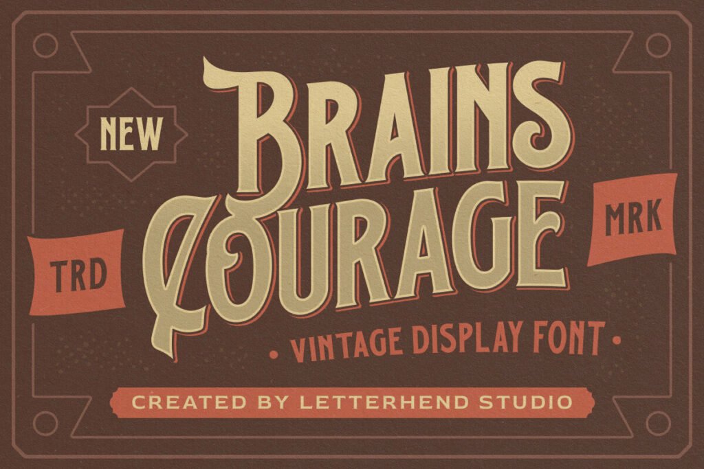 Brains Courage Font - Cool Fonts Guru
