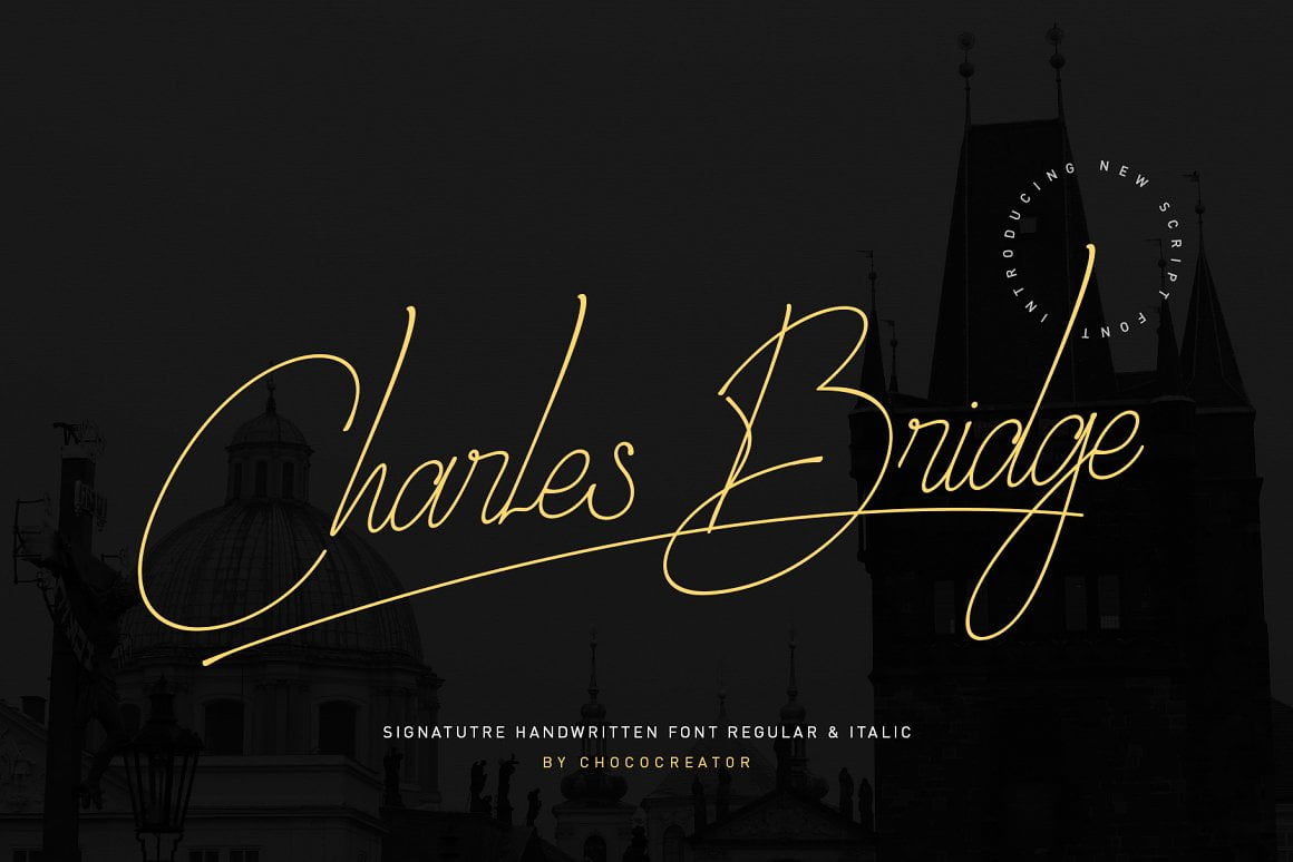 Charles Bridge Font - Cool Fonts Guru