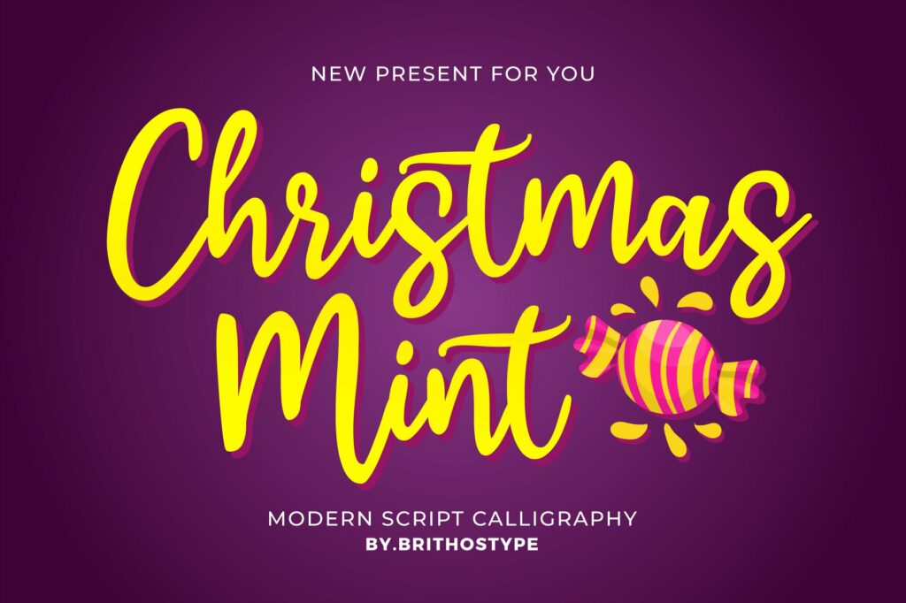 Christmas Mint Font - Cool Fonts Guru