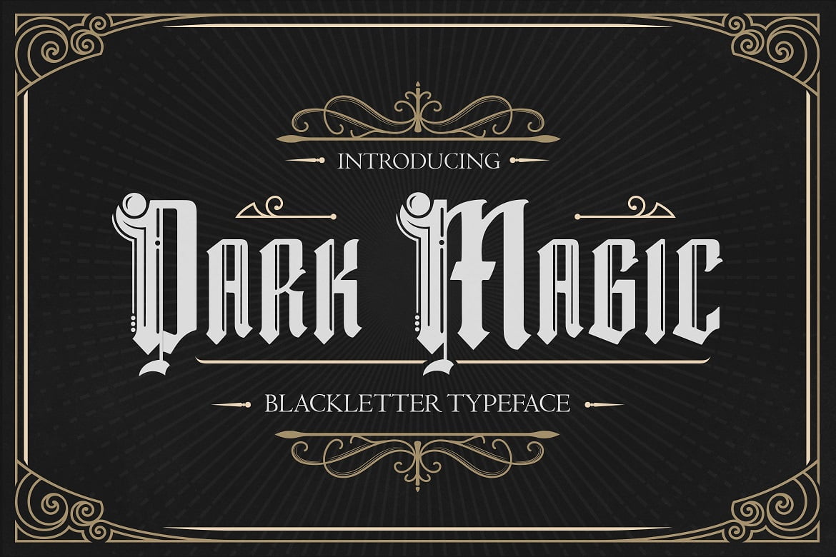 Dark Magic Font Cool Fonts Guru