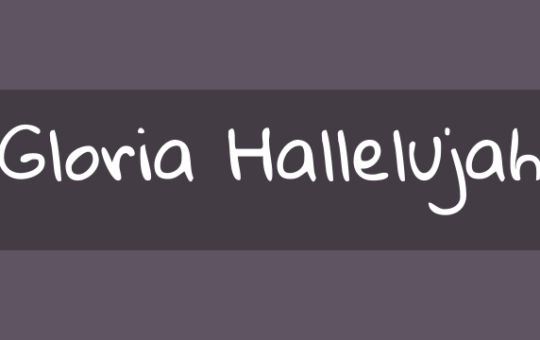 Gloria-Hallelujah-Font.png