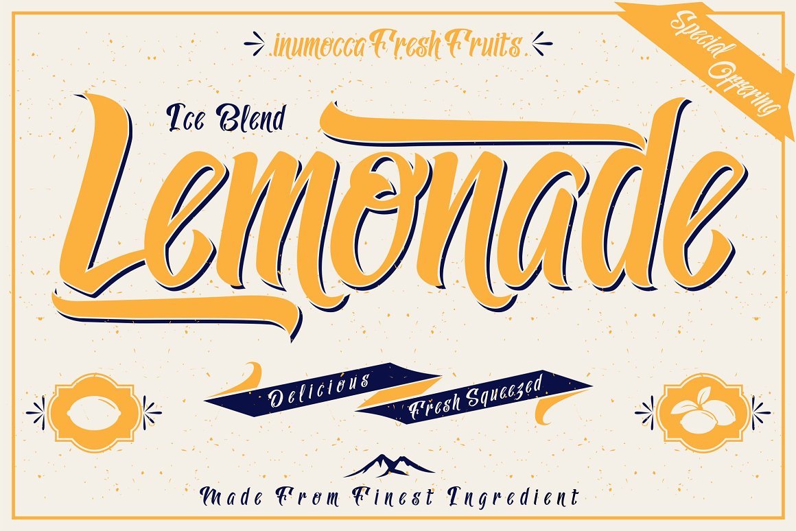 Lemonade Font Cool Fonts Guru