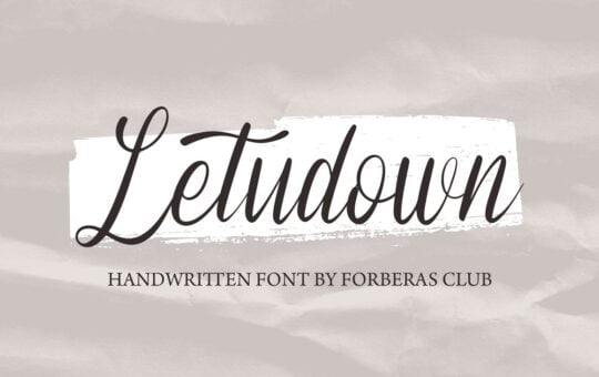 Letudown-Font.jpg