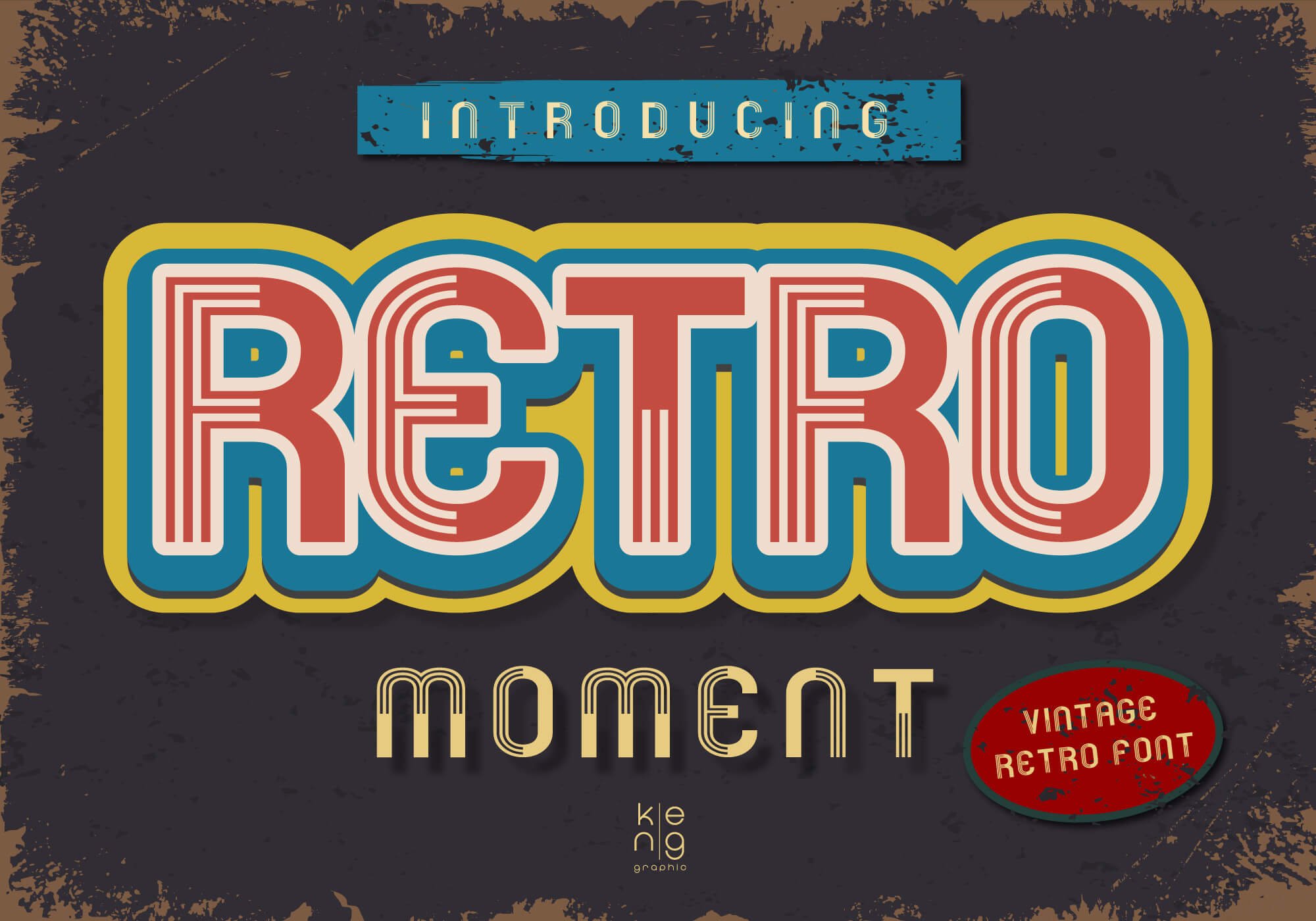 Retro Moment Font Cool Fonts Guru