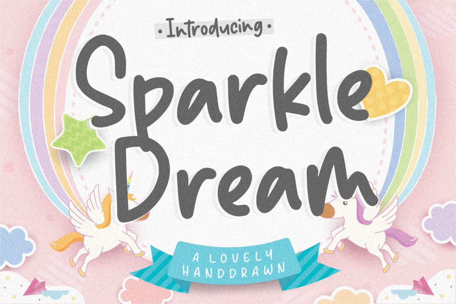 Sparkle Dream Lovely Handdrawn Font - Cool Fonts Guru