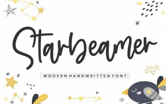 Starbeamer-Handwritten-Font-1.jpg