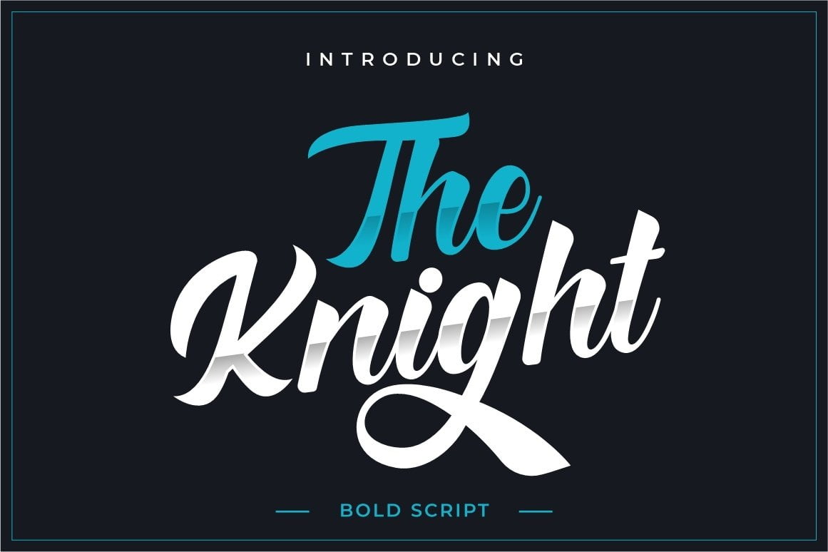 The Knight Font - Cool Fonts Guru