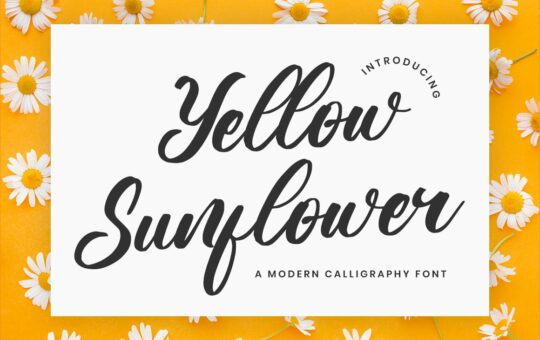 Yellow-Sunflower-calligraphy-Font-1.jpg