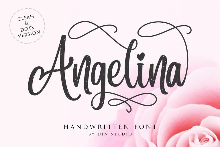 Angelina Handwritten Font - Cool Fonts Guru