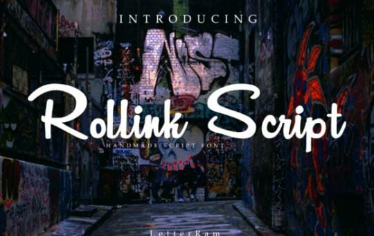 rollink-script-font.jpg