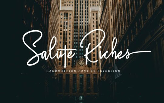 salute-riches-handwritten-font.jpg